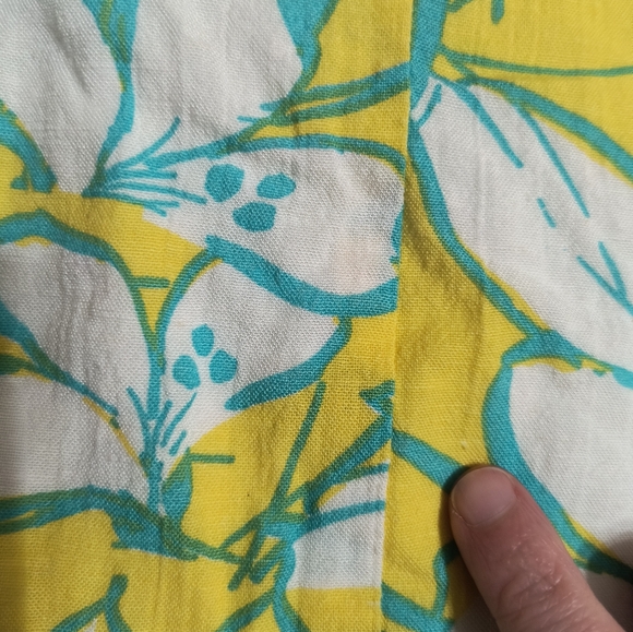 Sincerely Jules Smocked Floral Maxi Sundress, Women's Small,Yellow/Blue - Picture 9 of 16